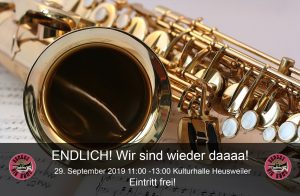 Bongos Bigband: 29. September 2019 ,Konzert in der Kulturhalle Heusweiler